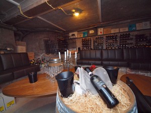 In de wijnkelder van Het Ambacht.